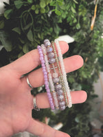 Lavender Cross Bracelet Set