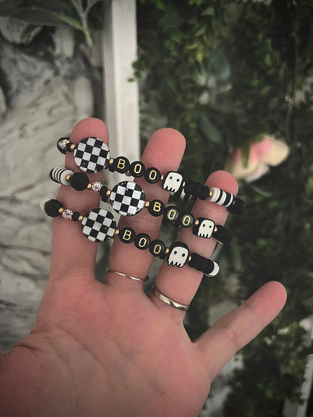 BOO black and white bracelet
