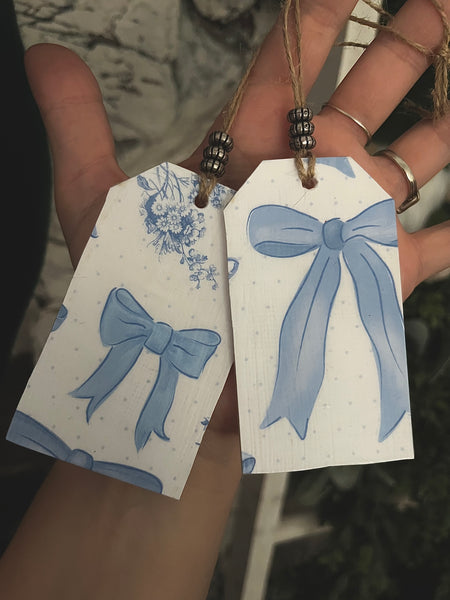 Set of 2 Large Acrylic Ornaments