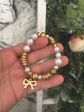 Goldie Bracelet (Pearl & Gold)