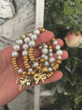 Goldie Bracelet (Pearl & Gold)