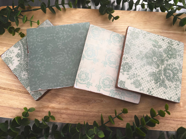 Vintage Square Coasters