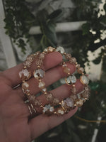 Beige Crystal Bracelet