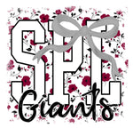 #5 Giants Bow Tee