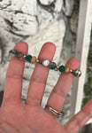 Emerald Green/Brown Bracelet