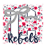#5 Rebels Bow Tee on COMFORT COLOR
