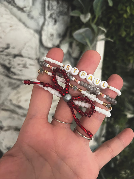 Giants Bow Bracelet Set