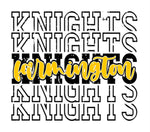 #9 Knights Repeat Tee