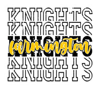 #9 Knights Repeat Tee