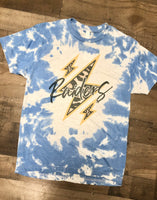 Raiders Tie-Dye Bolt Tee